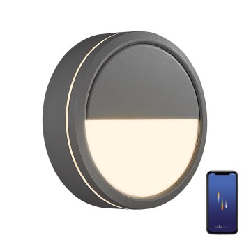 Nordlux - LED Ściemnialny kinkiet zewnętrzny AVA SMART LED/9,5W/230V 2700K IP54 szary