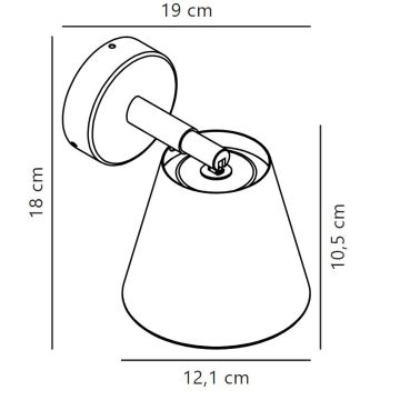 Nordlux - Spot łazienkowy IP 1xGU10/8W/230V IP44