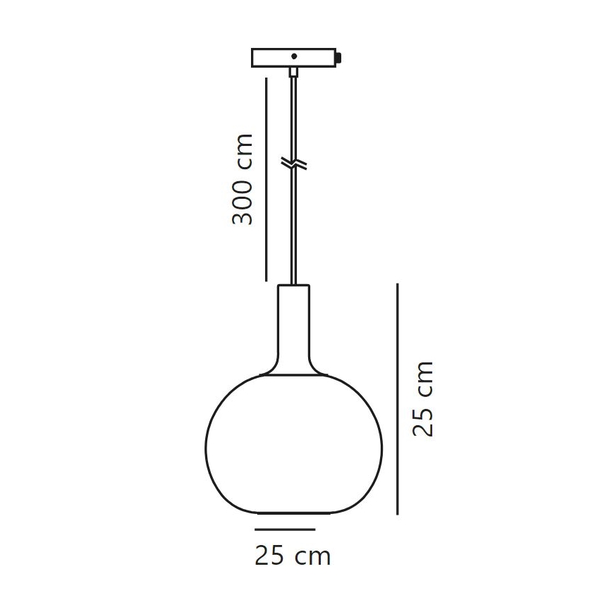 Nordlux - Żyrandol na lince ALTON 1xE27/60W/230V biały/czarny/mosiądz