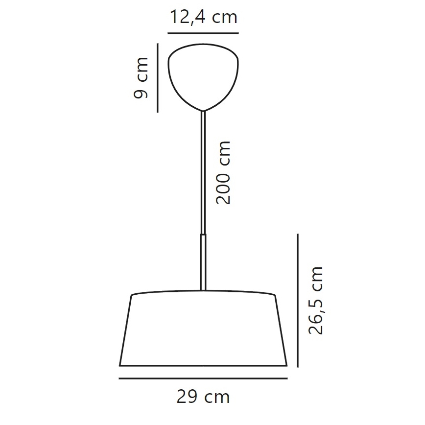 Nordlux - Żyrandol na lince CLASI 3xE14/10W/230V śr. 29 cm