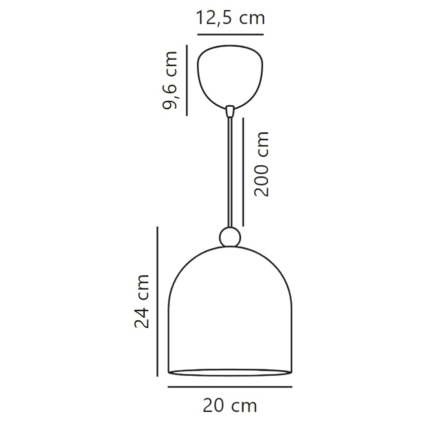 Nordlux - Żyrandol na lince GASTON 1xE27/40W/230V różowe/białe