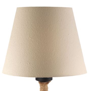 ONLI - Lampa stołowa CORDA 1xE27/22W/230V 32 cm beżowa