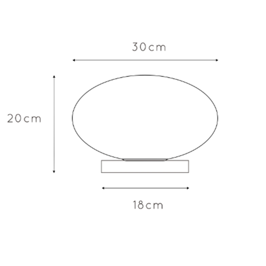 ONLI - Lampa stołowa JANET 1xE27/6W/230V śr. 30 cm