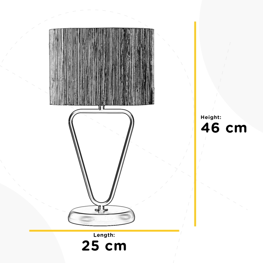 ONLI - Lampa stołowa MADU 1xE27/22W/230V 46 cm
