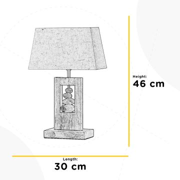 ONLI - Lampa stołowa MIRIEL 1xE27/22W/230V