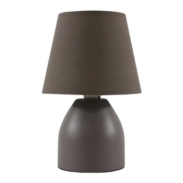 ONLI - Lampa stołowa NANO 1xE14/6W/230V brązowa 19 cm