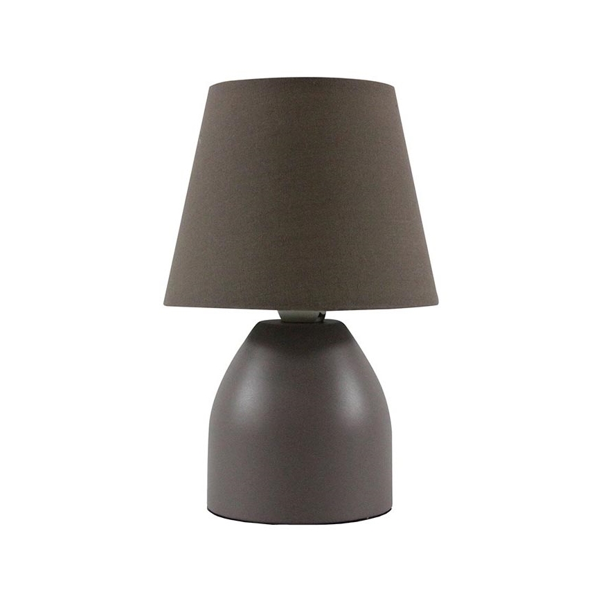 ONLI - Lampa stołowa NANO 1xE14/6W/230V brązowa 19 cm