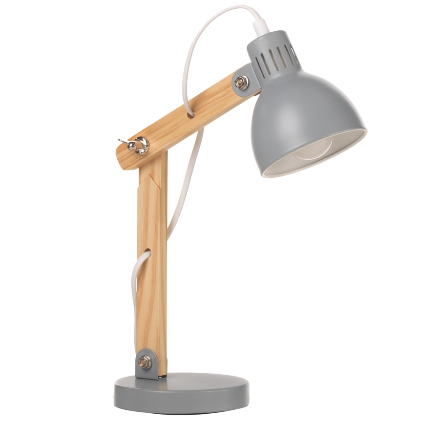 ONLI - Lampa stołowa NORA 1xE14/6W/230V szara