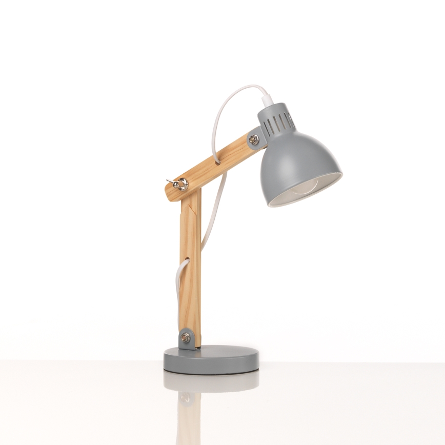 ONLI - Lampa stołowa NORA 1xE14/6W/230V szara