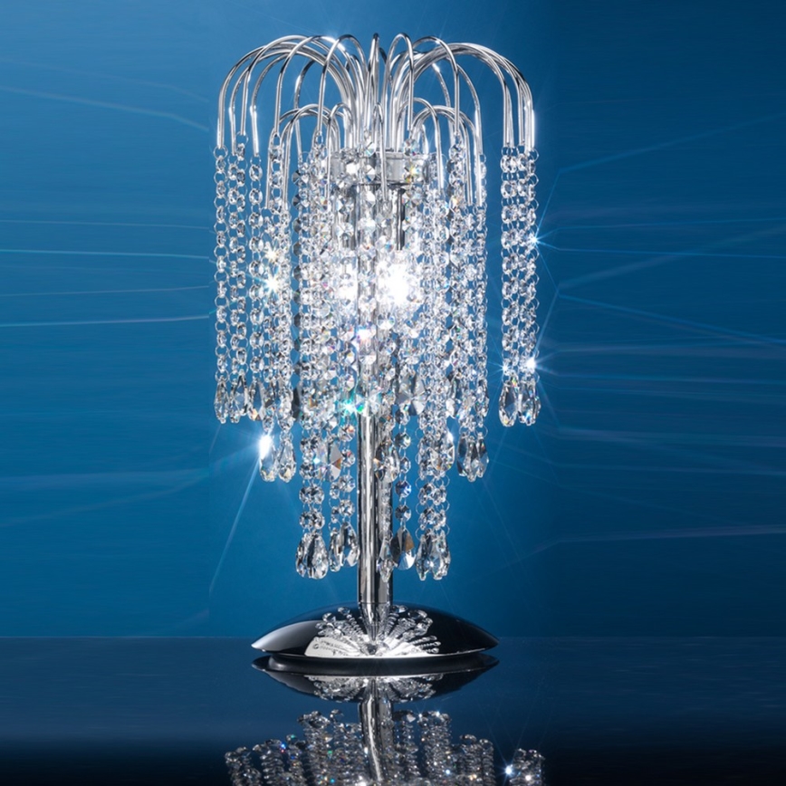 ONLI - Lampa stołowa PIOGGIA 2xE14/6W/230V 50 cm chrom