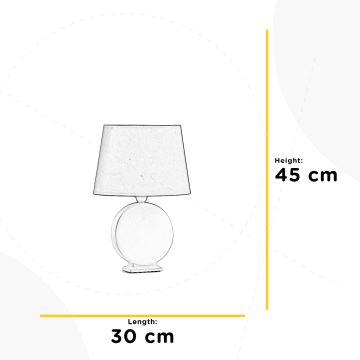 ONLI - Lampa stołowa ZEN 1xE27/22W/230V 46 cm