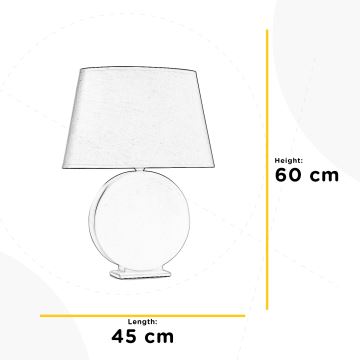 ONLI - Lampa stołowa ZEN 1xE27/22W/230V 60 cm