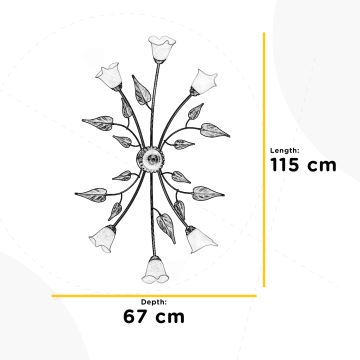 ONLI - Lampa sufitowa VANDA 6xE14/6W/230V