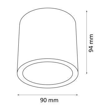 Oświetlenie zewnętrzne punktowe OHIO 1xGU10/10W/230V IP54 czarne