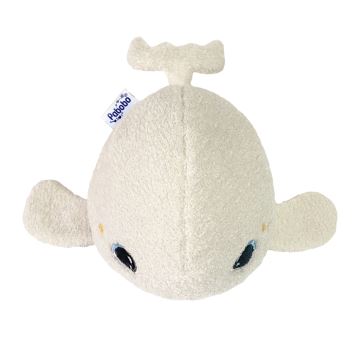 PABOBO - Świecąca pluszowa zabawka z melodią BELUGA 3xAAA wieloryb