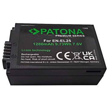 PATONA - Akumulator Nikon EN-EL25 1350mAh Li-Ion 7,6V Premium Z50/Z fc
