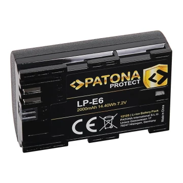 PATONA - Bateria Canon LP-E6 2000mAh Li-Ion Protect