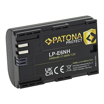 PATONA - Bateria Canon LP-E6NH 2400mAh Li-Ion Protect EOS R5/R6