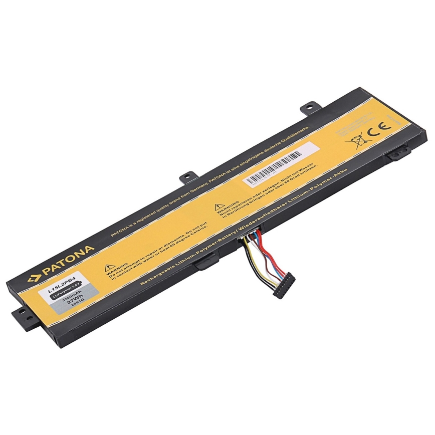 PATONA - Bateria LENOVO Ideapad 310-15IBK 4100mAh Li-lon 7,6V L15L2PB4