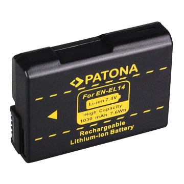 PATONA - Bateria Nikon EN-EL14 1030mAh Li-Ion