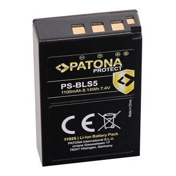 PATONA - Bateria Olympus BLS5 1100mAh Li-Ion Protect