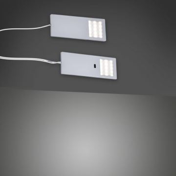 Paul Neuhaus 1121-95-2 - SET 2x LED Oświetlenie do mebli z czujnikiem HELENA LED/2W/230V
