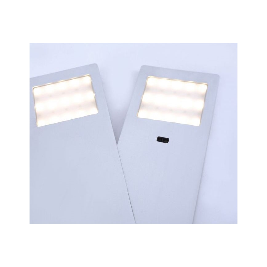 Paul Neuhaus 1121-95-2 - SET 2x LED Oświetlenie do mebli z czujnikiem HELENA LED/2W/230V