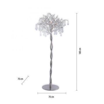 Paul Neuhaus 232-55 - Lampa stojąca ICICLE 5xG9/40W230V chrom