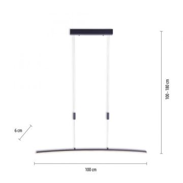 Paul Neuhaus 2530-13 - LED Ściemniany żyrandol na lince JANINA LED/27W/230V