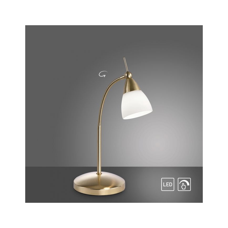 Paul Neuhaus 4001-60 - LED Ściemnialna dotykowa lampa stołowa PINO 1xG9/3W/230V złota