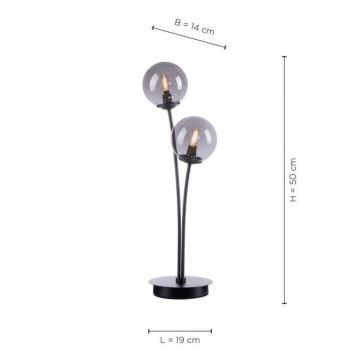 Paul Neuhaus 4040-18 - LED Lampa stołowa WIDOW 2xG9/3W/230V