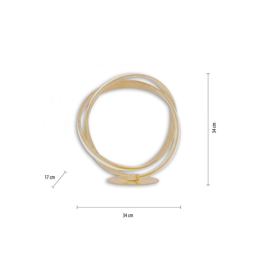 Paul Neuhaus 4531-12 - LED Lampa stołowa ściemnialna MELINDA LED/18W/230V złoty