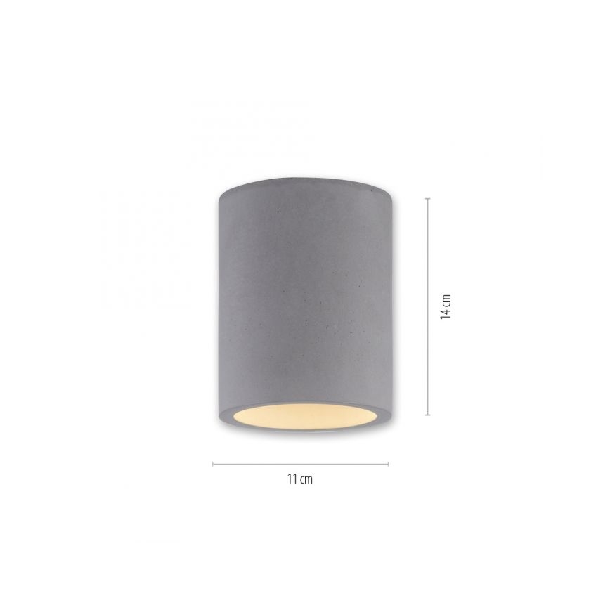 Paul Neuhaus 6160-22 - Oświetlenie punktowe ETON 1xGU10/10W/230V beton