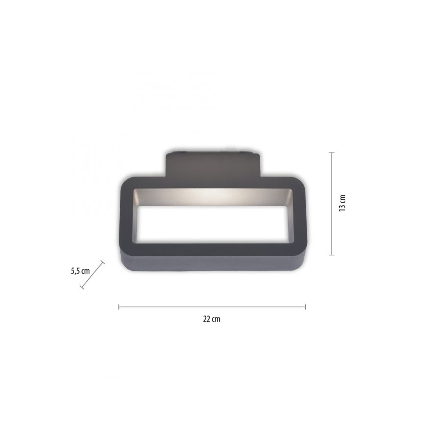 Paul Neuhaus 9668-13 - LED Kinkiet zewnętrzny HENDRIK LED/5,2W/230V IP54