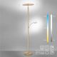 Paul Neuhaus 673-60 - LED Ściemniana lampa stojąca ARTUR 2xLED/21W+1xLED/6W/230V złota