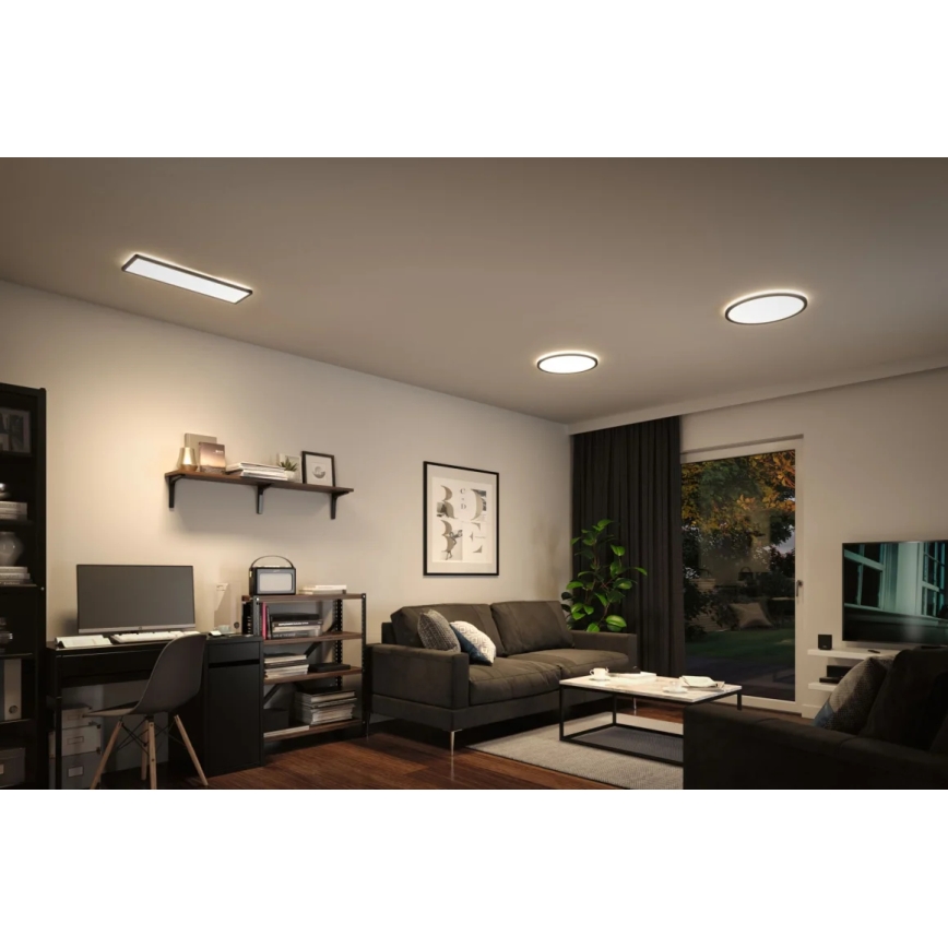 Paulmann 71017 - LED/22W Ściemnialny panel ATRIA 230V 4000K 20x58 cm czarny