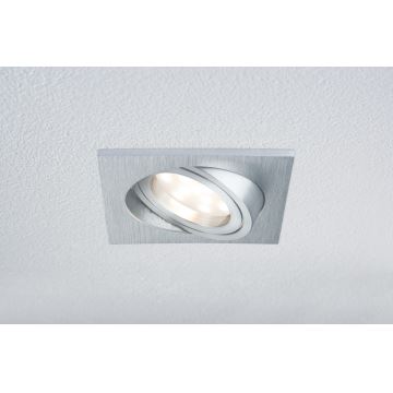 Paulmann 92839 - ZESTAW 3x LED/7W IP23 Ściemnialna łazienkowa oprawa wpuszczana COIN 230V