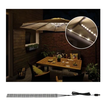 Paulmann 94208 - LED/1,8W Oświetlenie parasola PARASOL 5V/USB