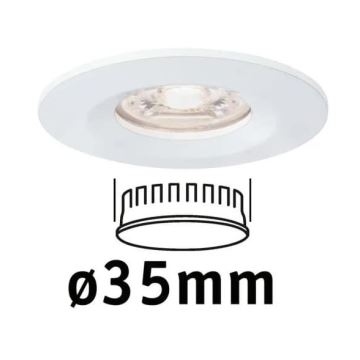 Paulmann 94298 - LED/4W IP44 Łazienkowa oprawa wpuszczana COIN 230V