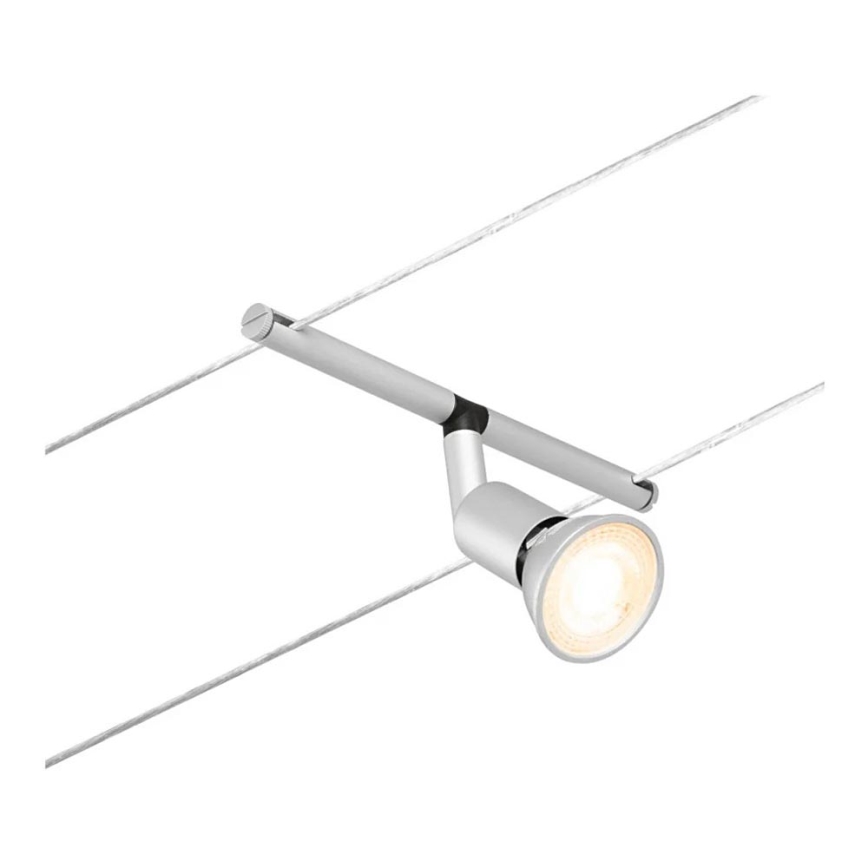 Paulmann 94443 - 1xGU5,3/10W Oświetlenie punktowe do systemu szynowego SALT 12V matowy chrom