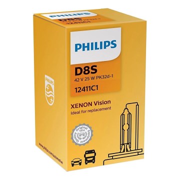 Philips 12411C1 - Samochodowa żarówka ksenonowa Xenon Vision D8S PK32d-1/25W/42V 4500K