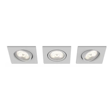 Philips 50123/87/P0 - PACK 3x LED Ściemniane światło CASEMENT LED/4,5W/230V