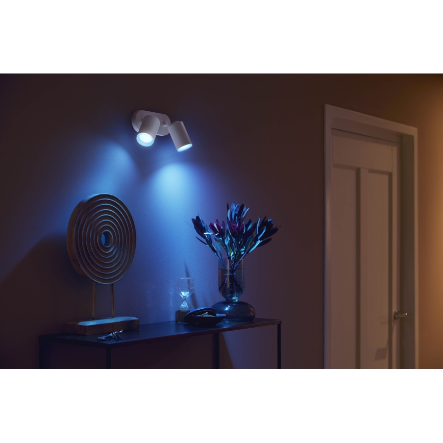 Philips 50632/31/P7 - LED Oświetlenie punktowe HUE FUGATO 2xGU10/5,7W/230V