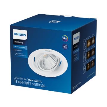 Philips - LED Oprawa wpuszczana 1xLED/7W/230V 4000K