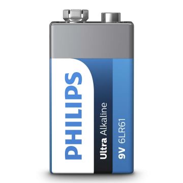 Philips 6LR61E1B/10 - Bateria alkaliczna 6LR61 ULTRA ALKALINE 9V