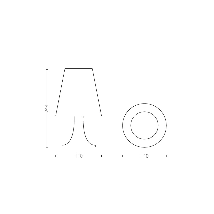 Philips - LED Dziecięca lampa stołowa LED/2,3W/230V