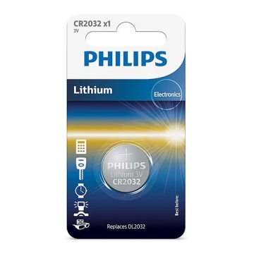Philips CR2032/01B - Bateria litowa guzikowa CR2032 MINICELLS 3V 240mAh