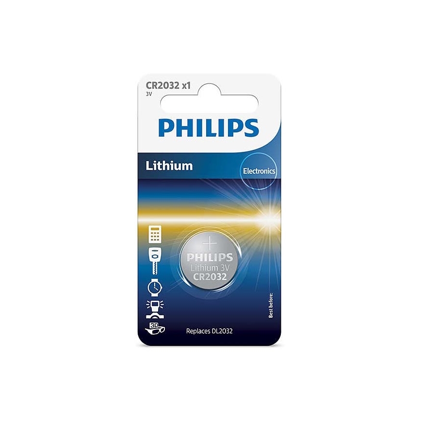 Philips CR2032/01B - Bateria litowa guzikowa CR2032 MINICELLS 3V 240mAh