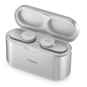 Philips Fidelio T1WT/00 - Słuchawki bezprzewodowe IPX4 srebrne