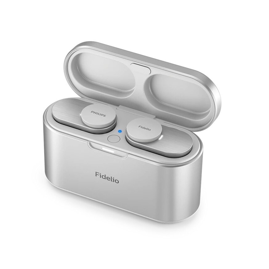 Philips Fidelio T1WT/00 - Słuchawki bezprzewodowe IPX4 srebrne